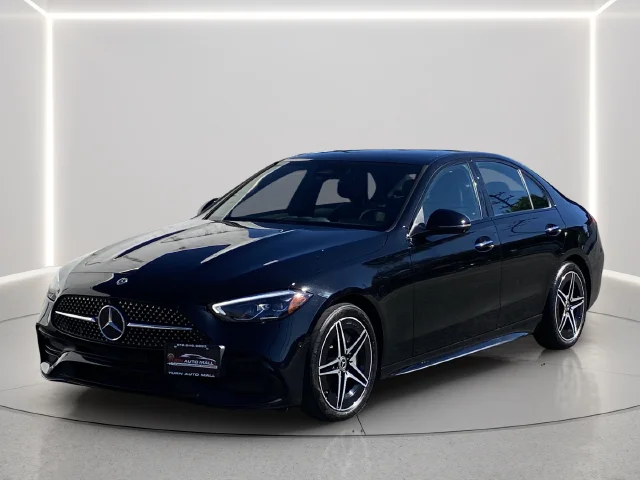 Used 2024 Black Mercedes-Benz C 300 image 1