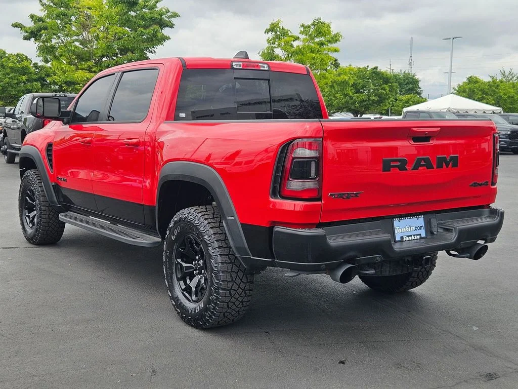 Used 2021 Flame Red Clearcoat Ram TRX image 4