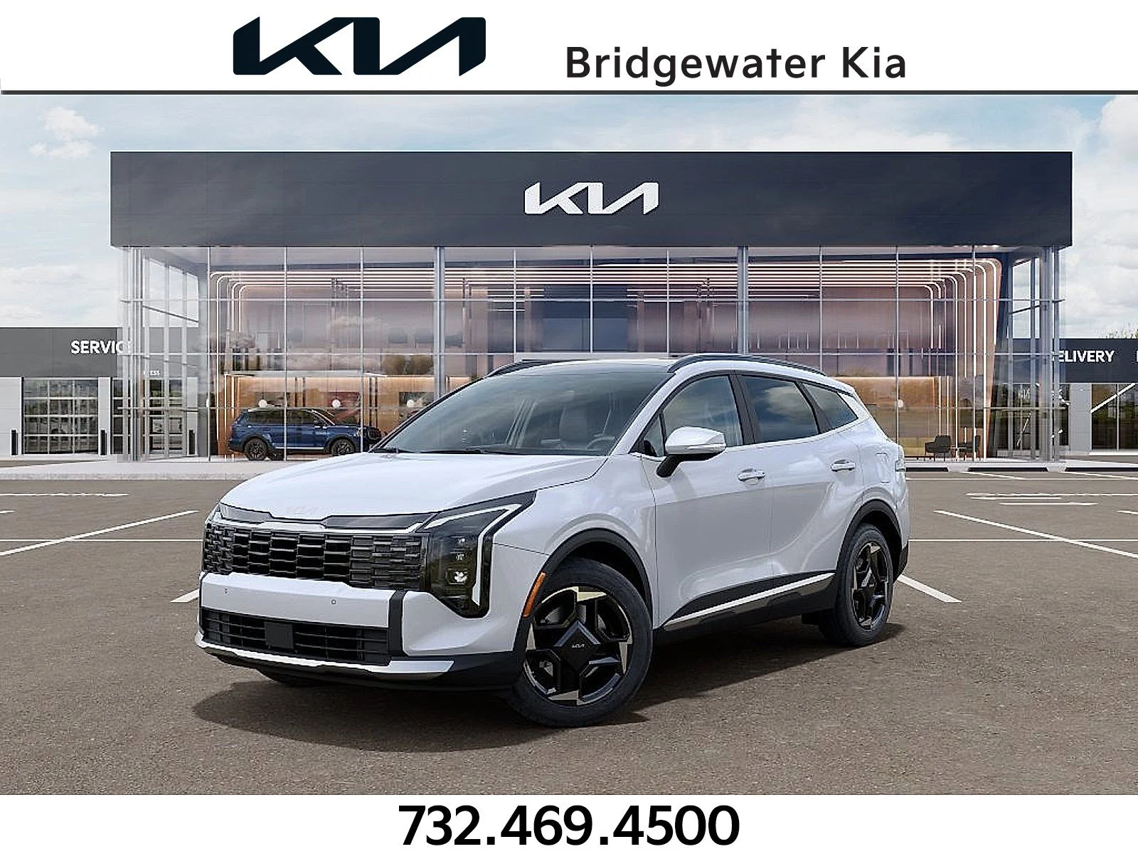 New 2026 Glacial White Pearl Kia EX image 1