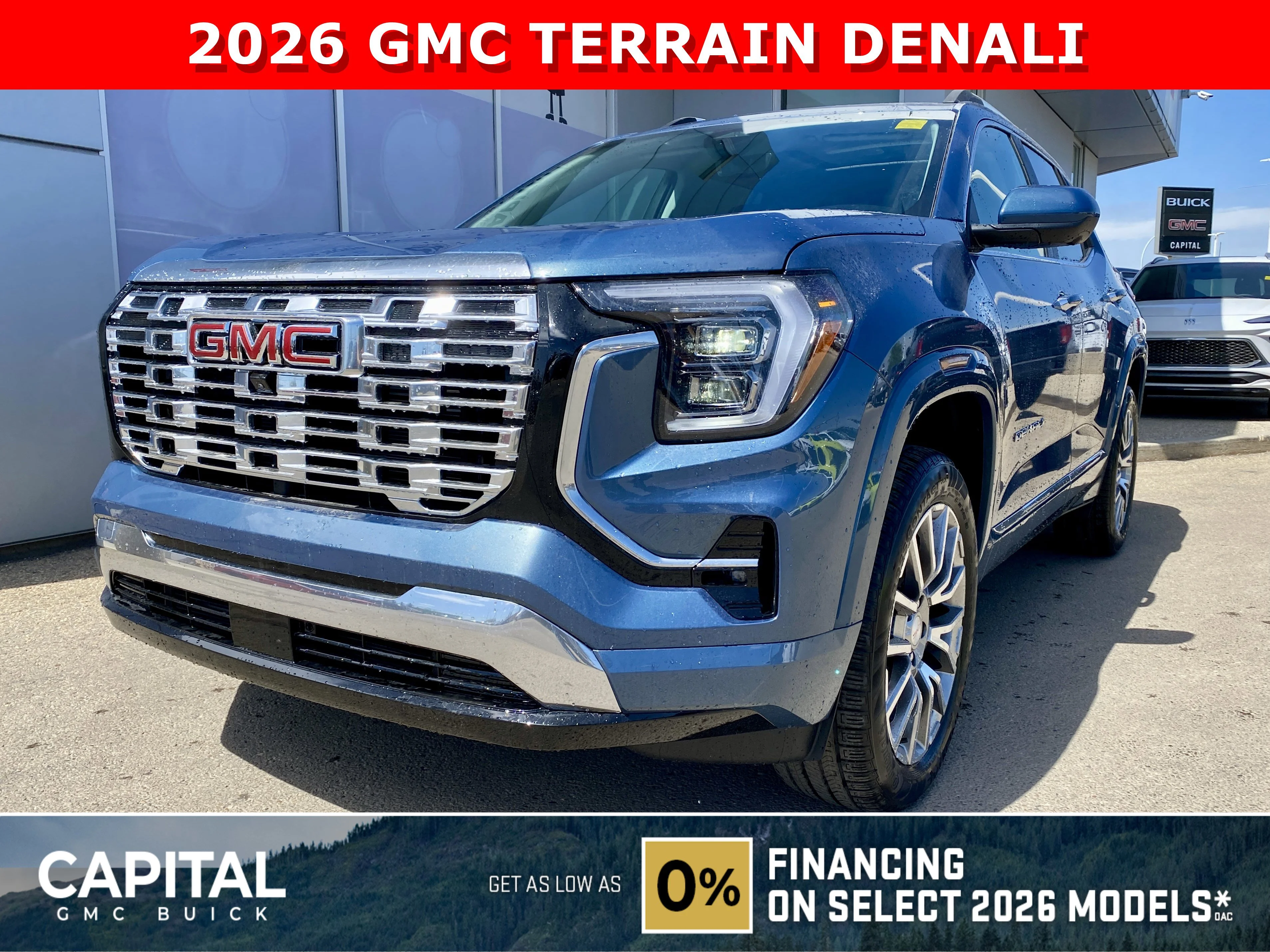 New 2026 DOWNPOUR METALLIC GMC AWD Denali image 1