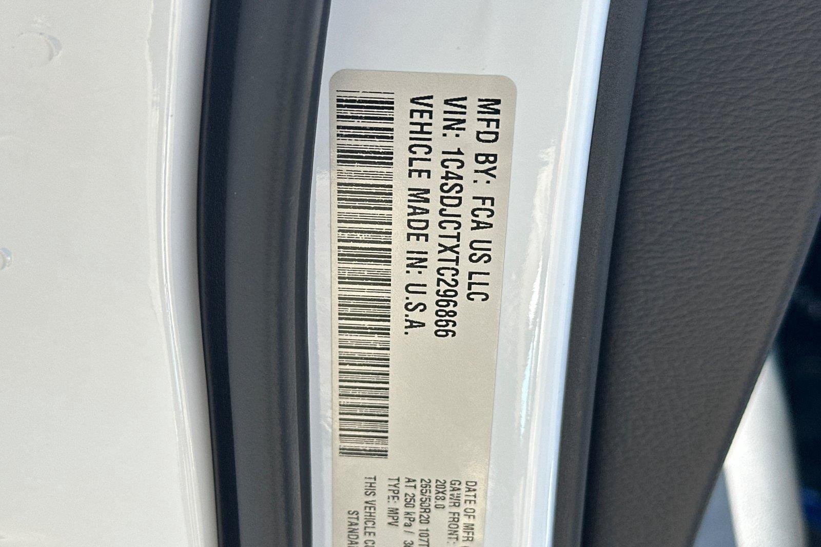 New 2026 White Knuckle Clearcoat Dodge GT HEMI V8 image 30