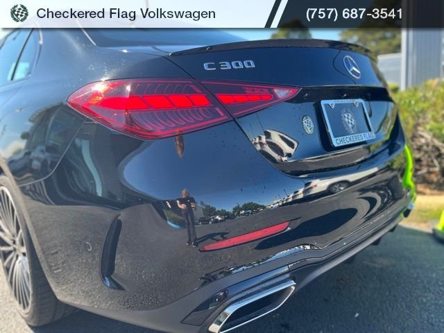 Used 2024 Obsidian Black Metallic Mercedes-Benz C 300 4MATIC® image 13