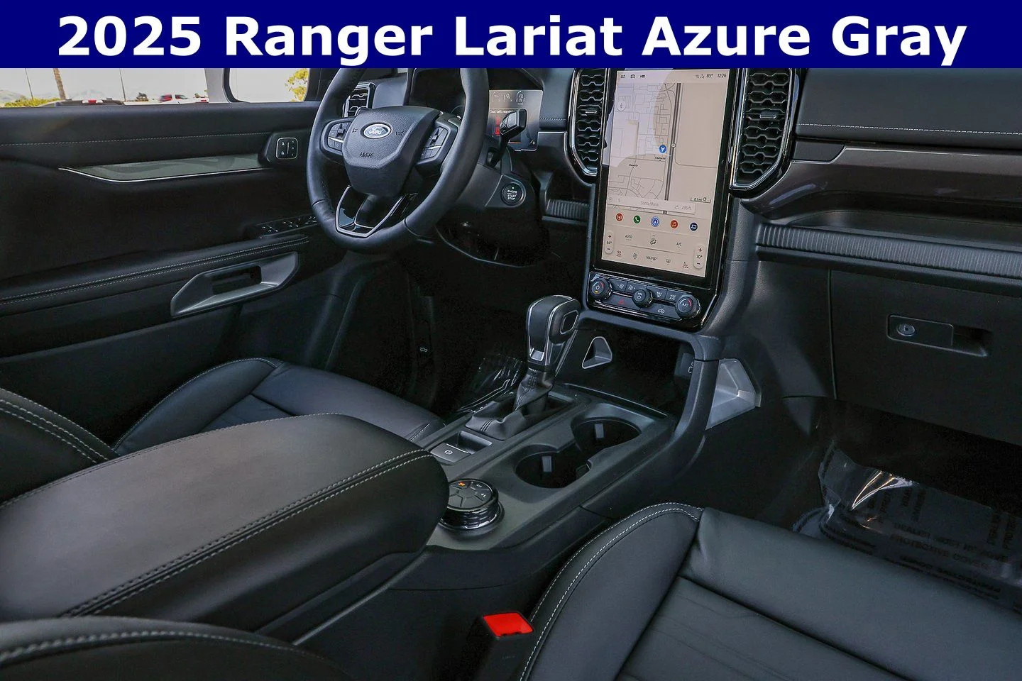 New 2025 Azure Gray Metallic Tri-coat Ford LARIAT® image 39