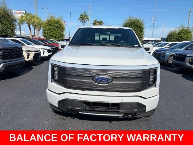 Used 2023 Ford F-150 Lightning Lariat with VIN 1FT6W1EV6PWG50123 for sale in Bradenton, FL