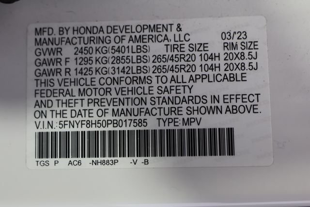Used 2023 White Honda EX-L image 30