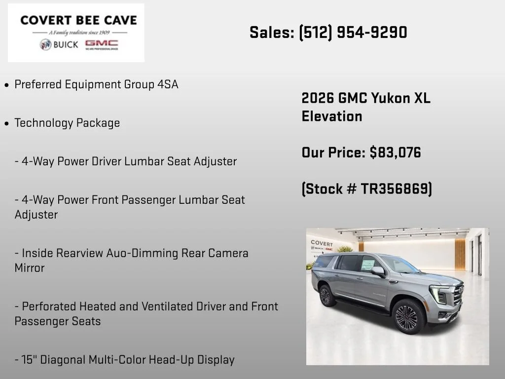 New 2026 Sterling Metallic GMC Elevation image 7