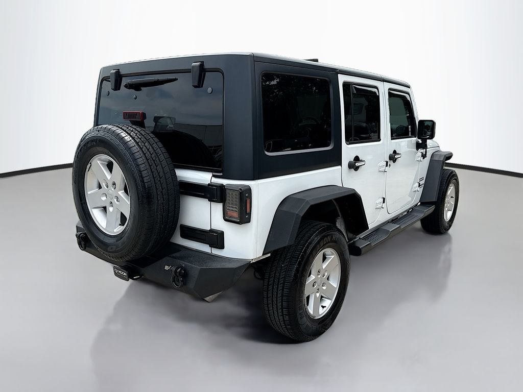 Used 2017 Bright White Clearcoat Jeep Sport image 7