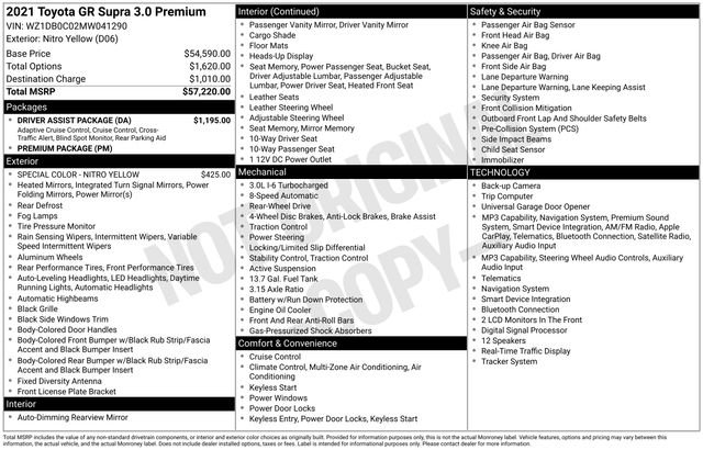 Used 2021 Yellow Toyota 3.0 image 29