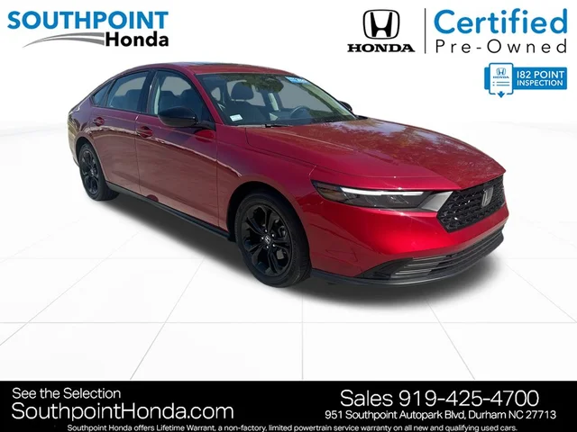 2025 Honda Accord Sedan 1.5T SE