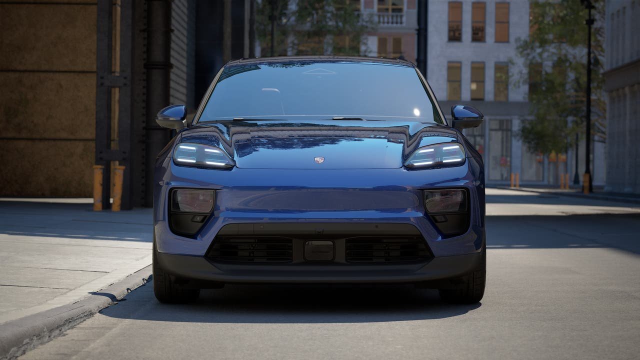 New 2026 Gentian Blue Metallic Porsche Electric image 8