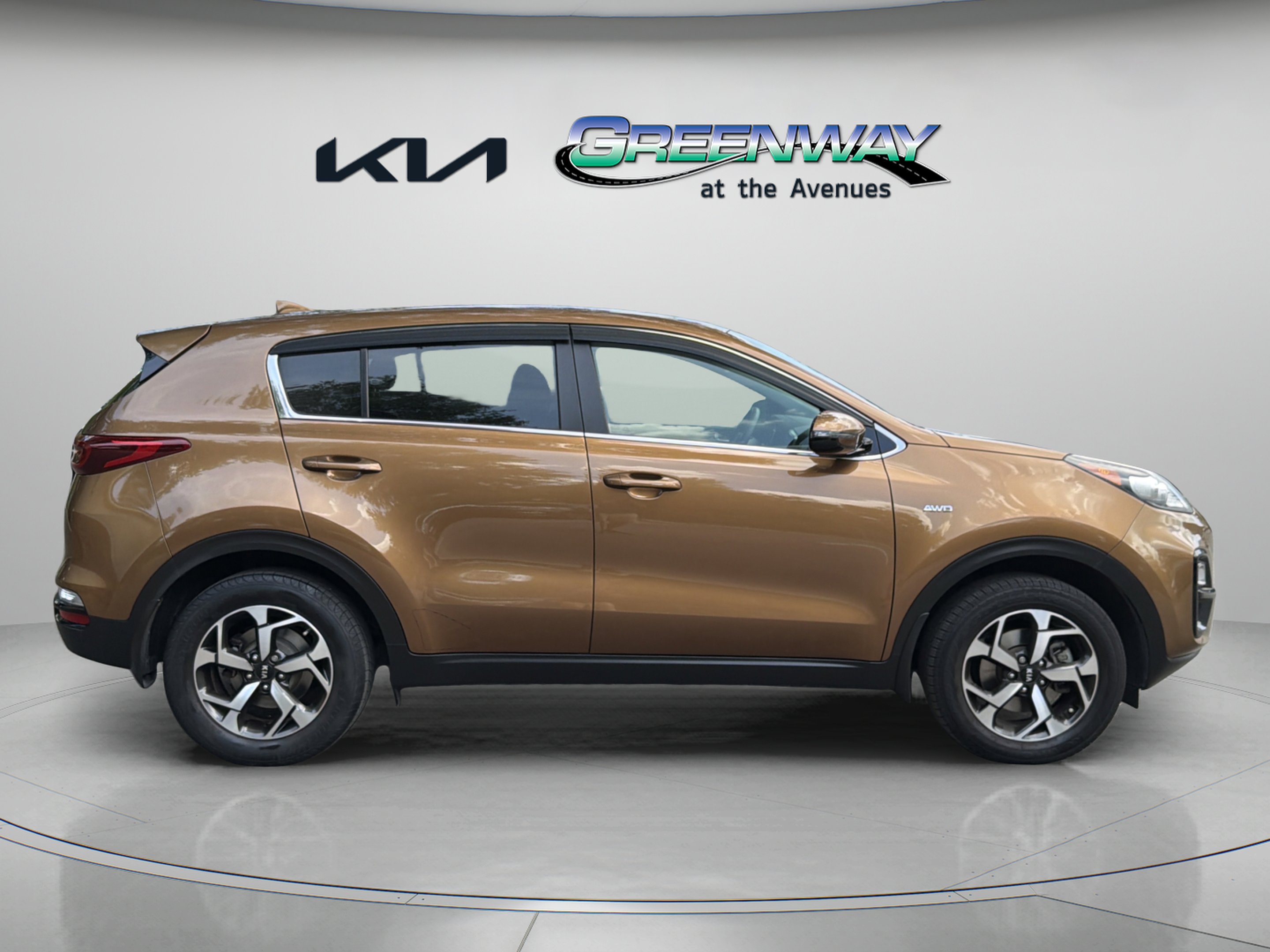 Used 2021 Burnished Copper Kia LX image 8