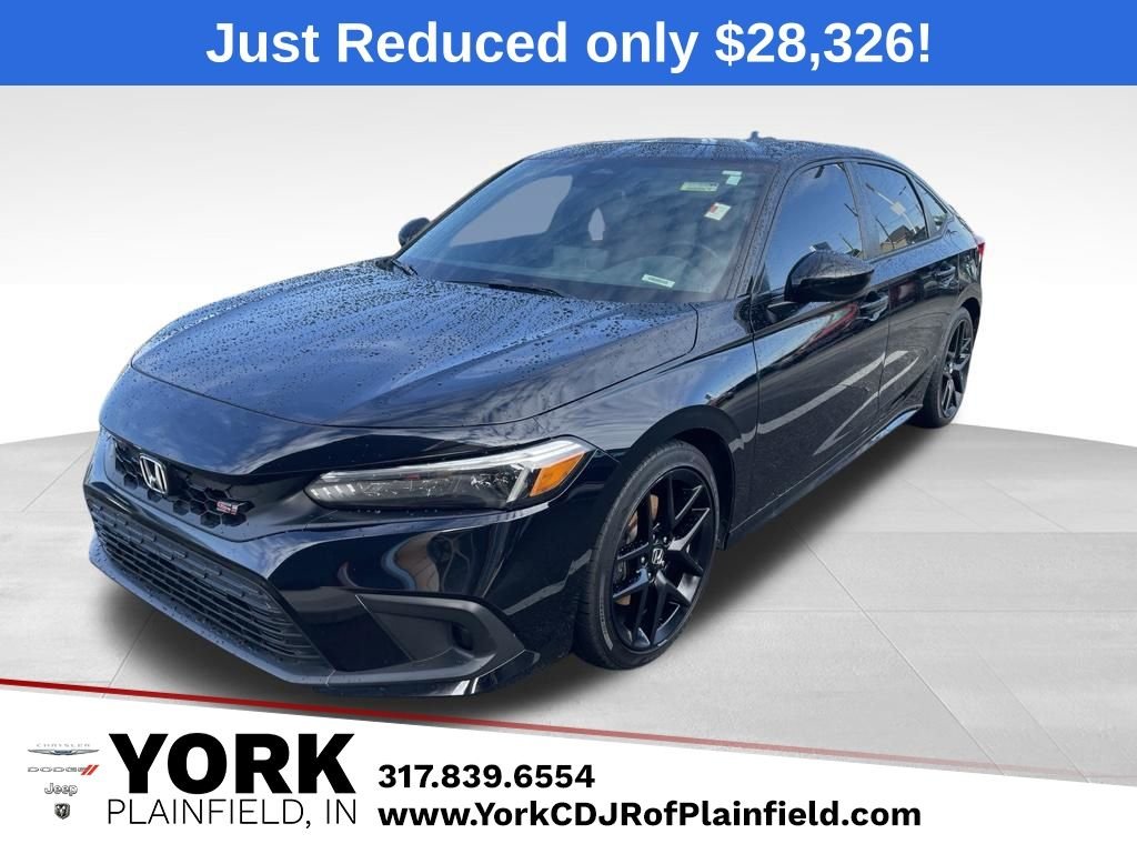 Black 2024 Honda Civic Sedan Front-Wheel Drive 6-Speed Manual