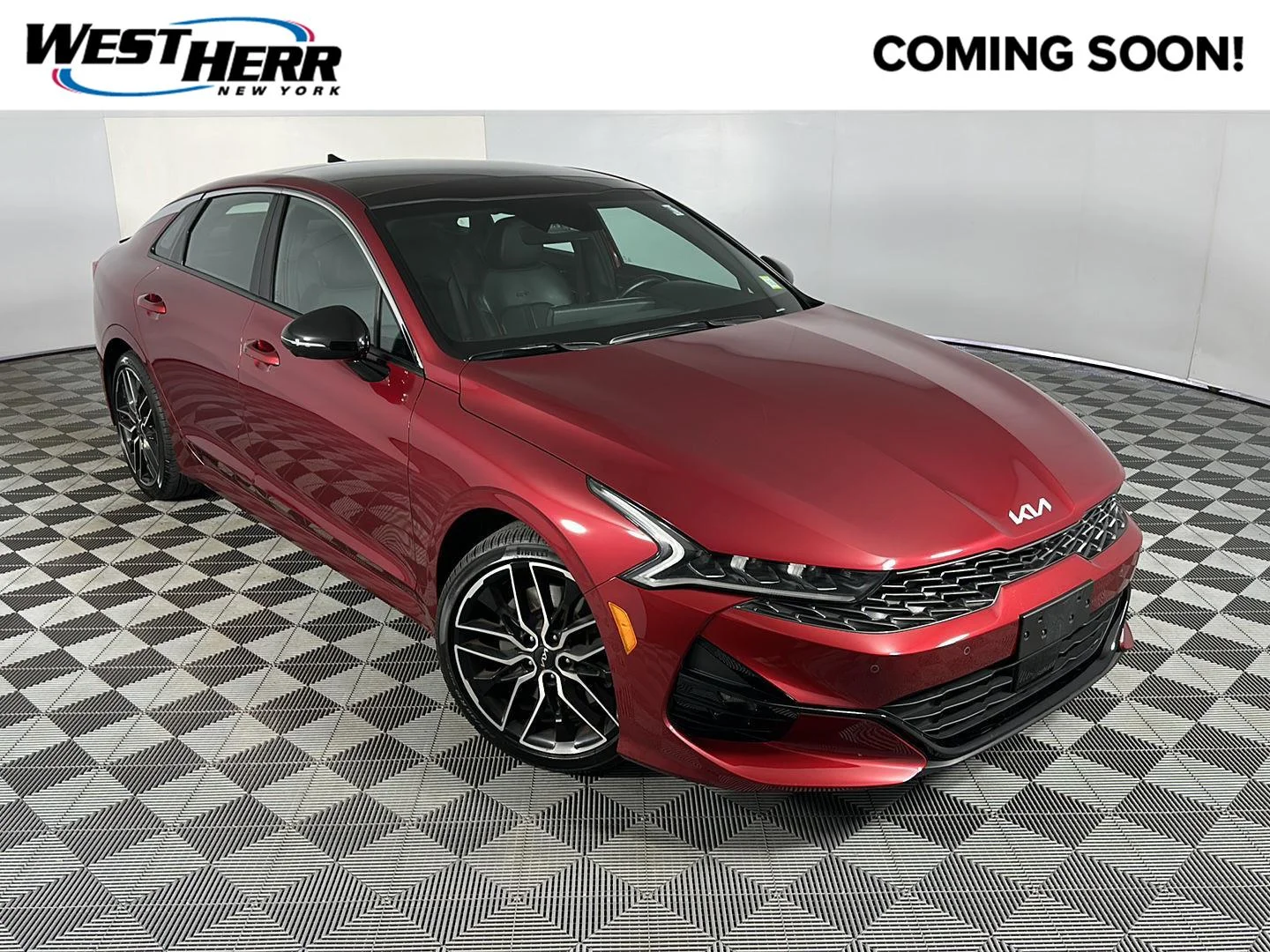 Used 2024 Passion Red Tintcoat Kia GT image 1