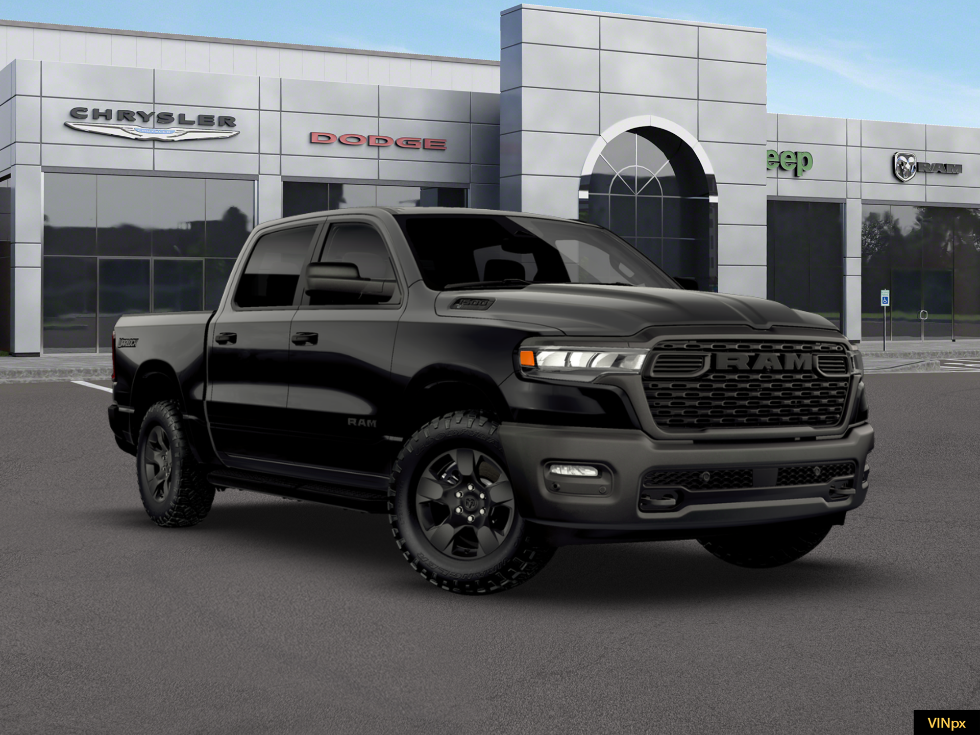 New 2026 Diamond Black Crystal Pearl-Coat Exterior Paint RAM Warlock image 11