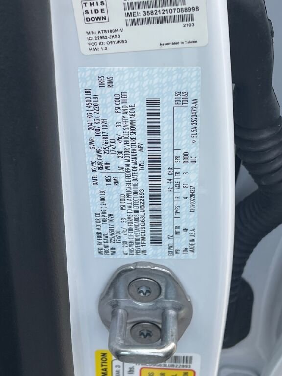 Used 2020 Oxford White Ford SE image 37