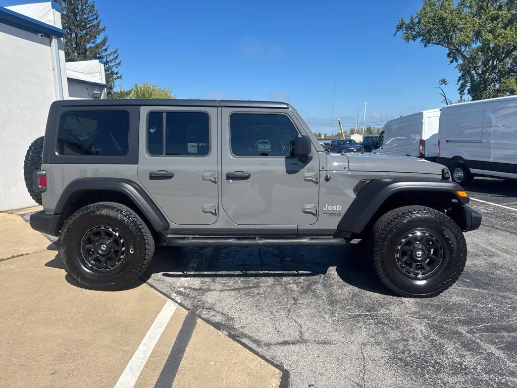 Certified Used 2020 Sting Gray Clearcoat Jeep Unlimited Sport S image 2