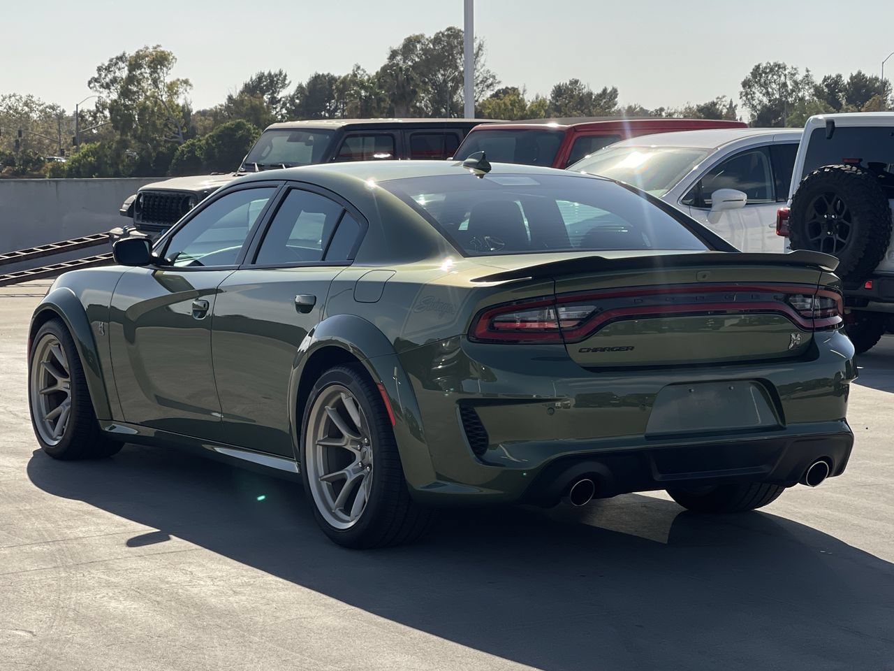 Used 2023 F8 Green Dodge Scat Pack Widebody image 3