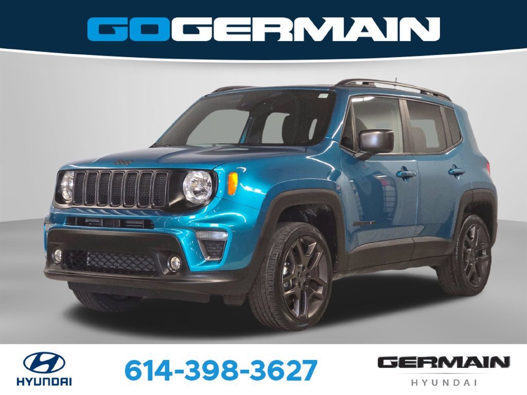 Used 2021 Teal Jeep Latitude image 1