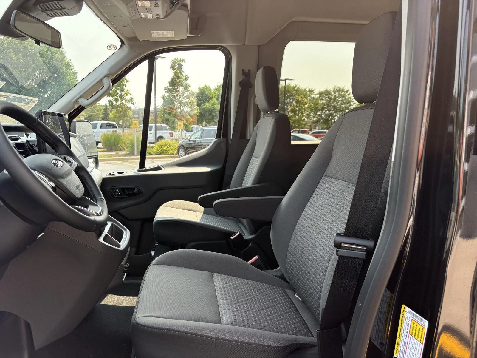 New 2026 Agate Black Metallic Ford Passenger Van XLT image 16