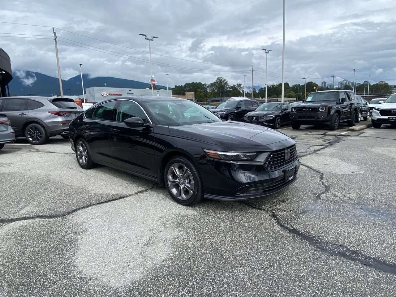 Used 2024 Crystal Black Pearl Honda EX CVT Sedan Certified Pre-Owned   No Accident   O image 8