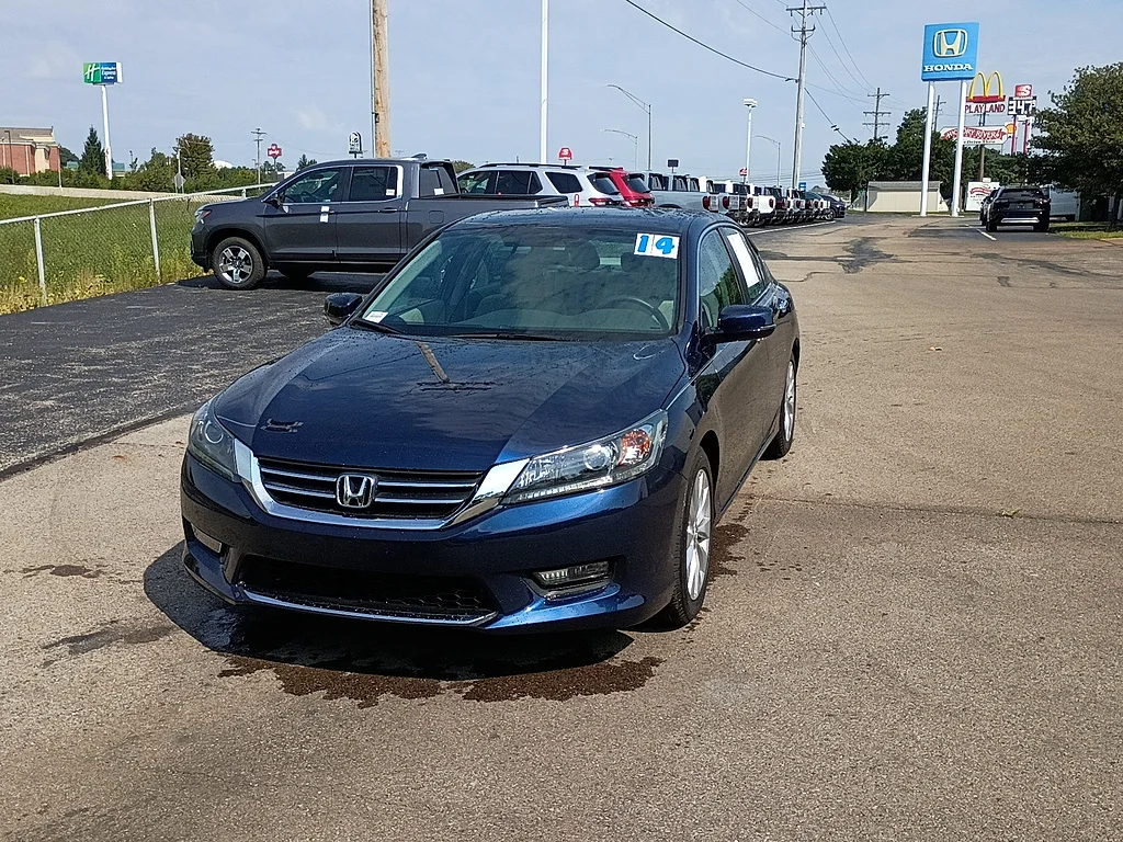 Used 2014 Obsidian Blue Pearl Honda EX image 7
