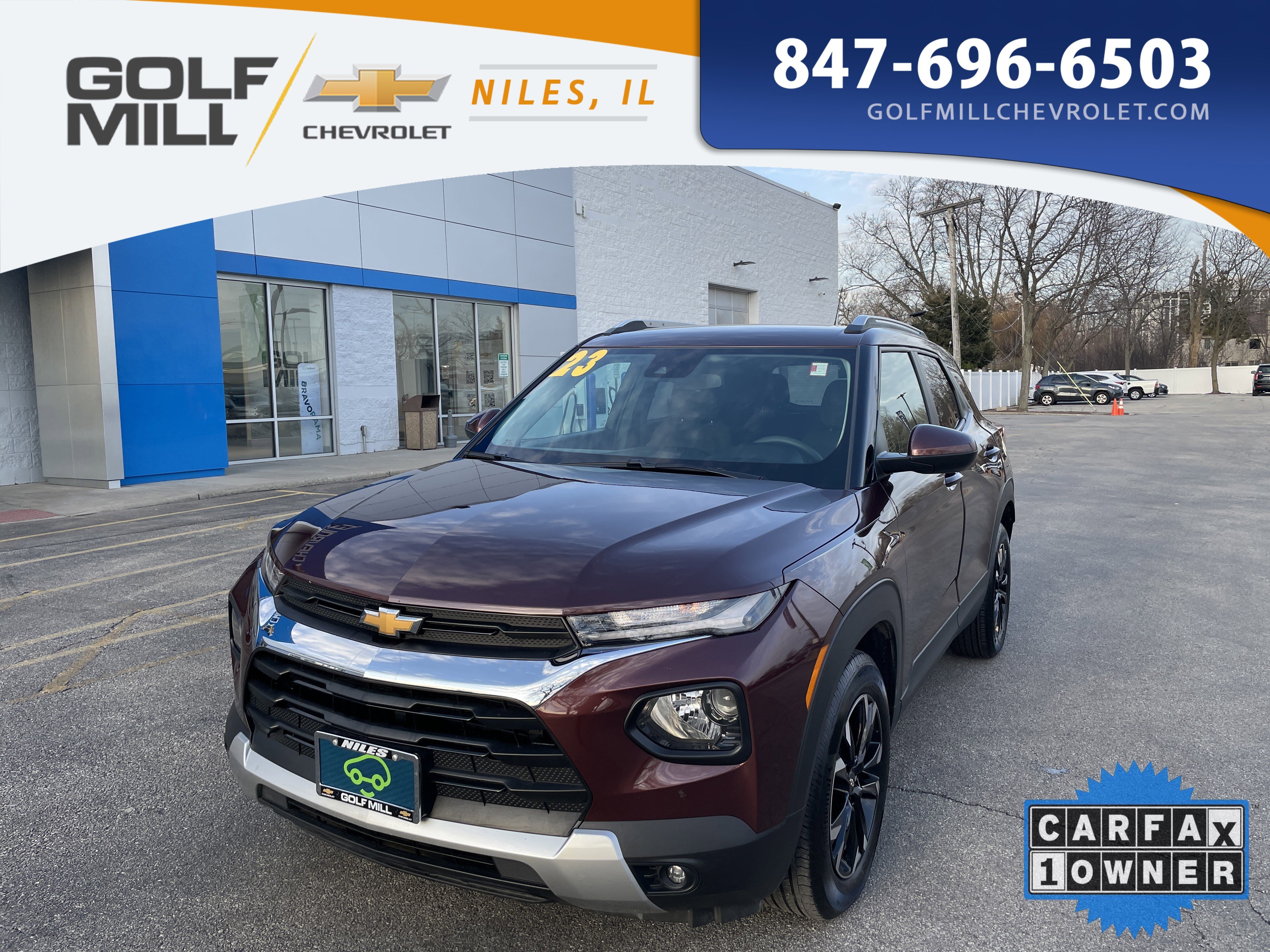 Used 2023 Mahogany Red Metallic Chevrolet LT image 1
