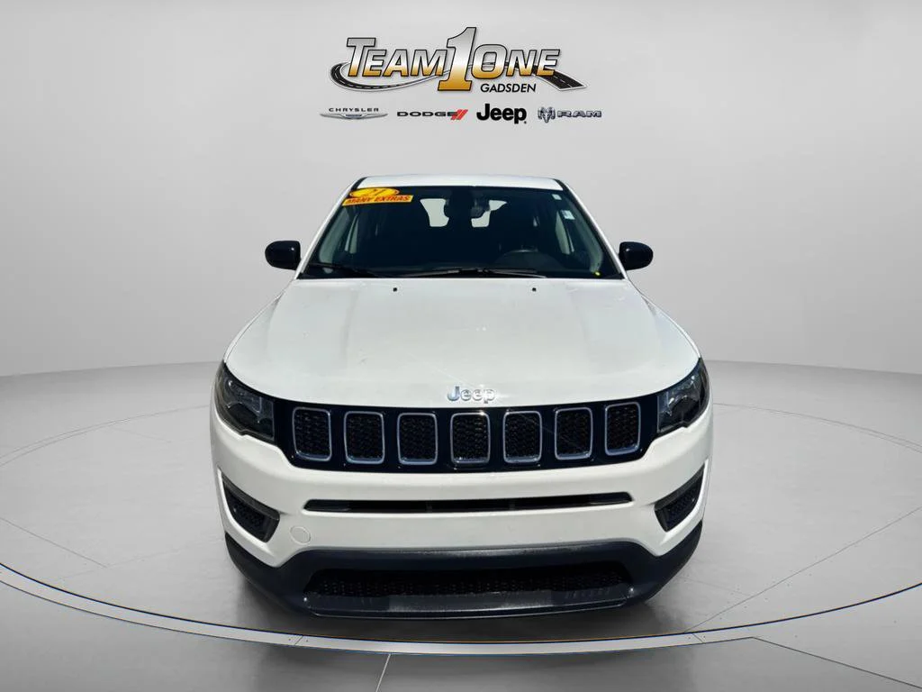 Used 2021 White Clearcoat Jeep Sport image 2