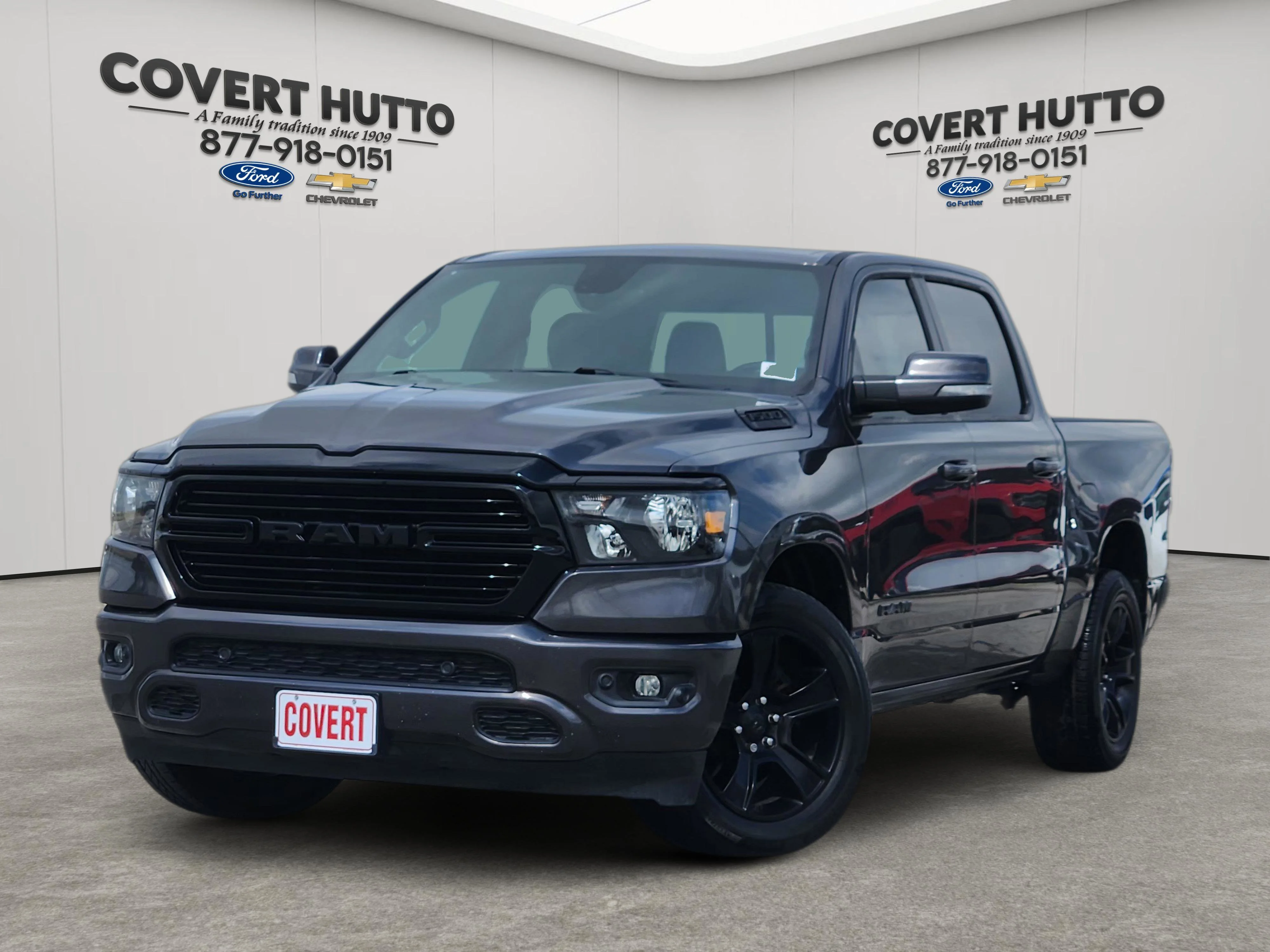 Used 2020 Granite Crystal Metallic Clearcoat Ram Big Horn/Lone Star Night Edition image 1