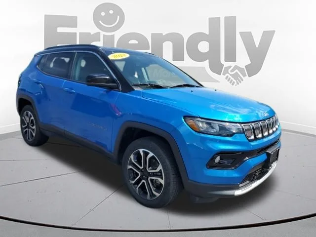Used 2022 Blue Jeep Limited image 7