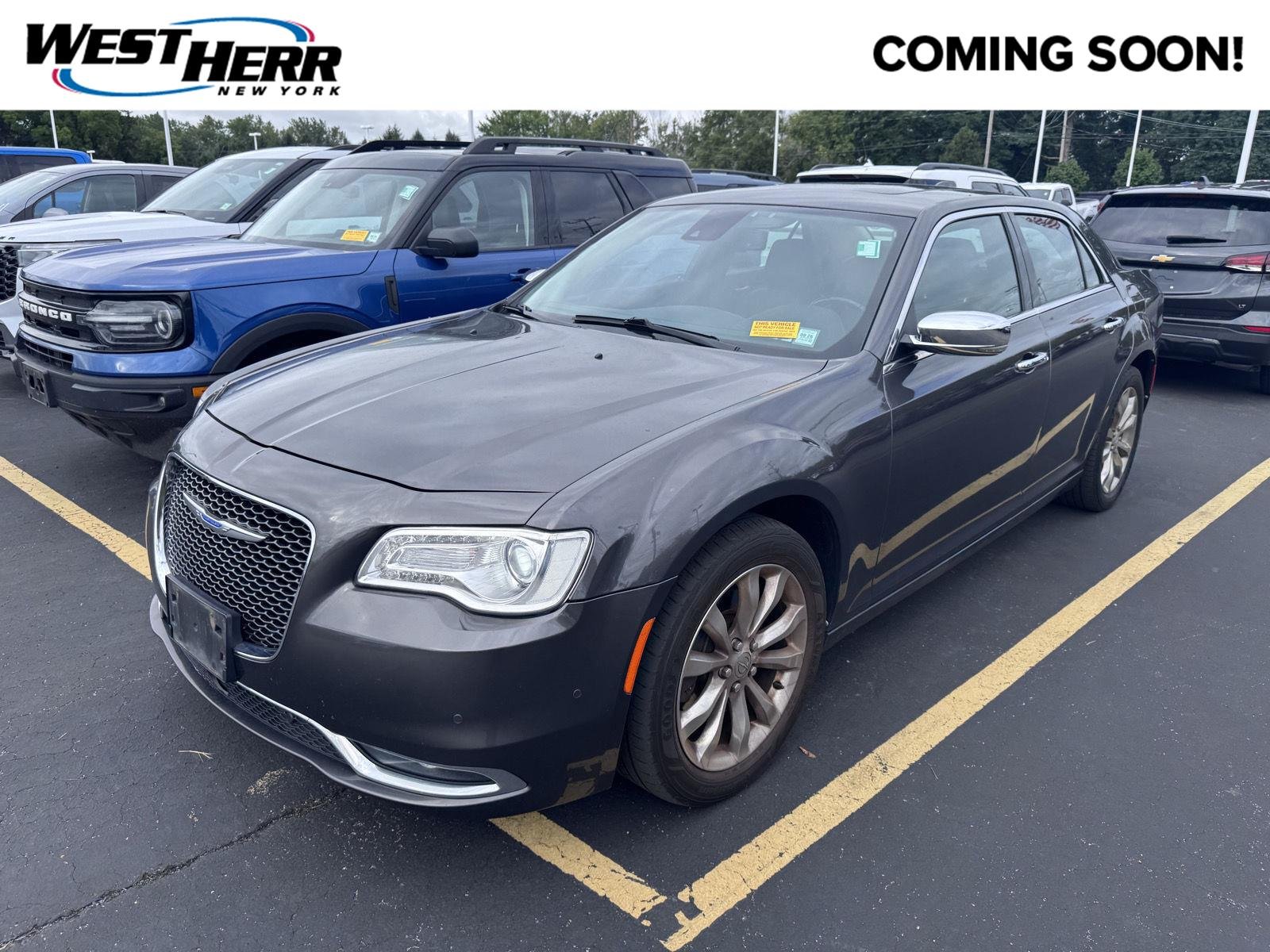 Used 2018 Granite Crystal Metallic Clearcoat Chrysler Limited image 1