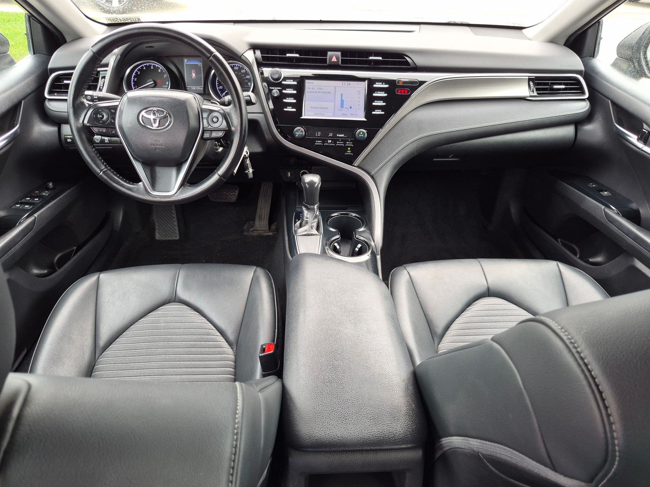 Used 2019 Galactic Aqua Mica Toyota SE image 25