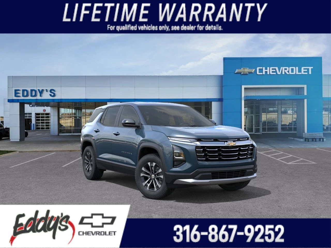 New 2027 Lakeshore Blue Metallic Chevrolet FWD LT image 1
