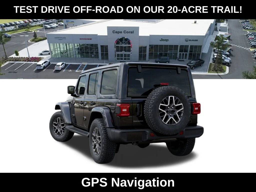 New 2026 Black Clear-Coat Exterior Paint Jeep Sahara image 3