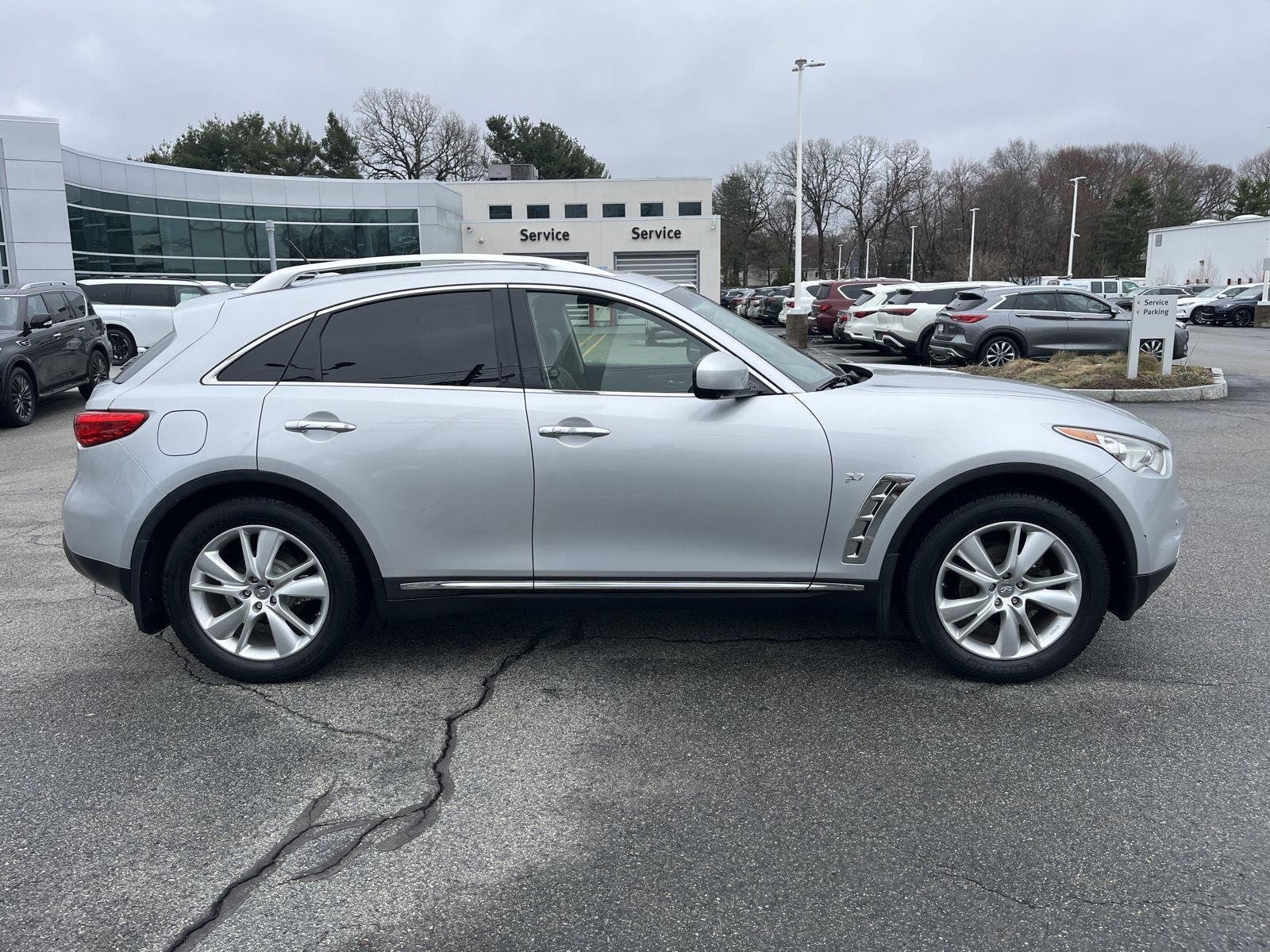Used 2014 INFINITI QX70 Base with VIN JN8CS1MW8EM411548 for sale in Norwood, MA