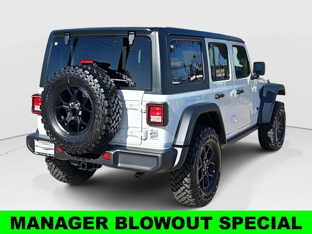 New 2026 Bright White Clear-Coat Exterior Paint Jeep Willys image 3