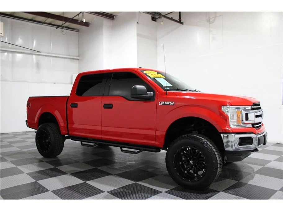 Used 2018 Red Ford XLT Pickup 4D 5 1/2 ft image 1