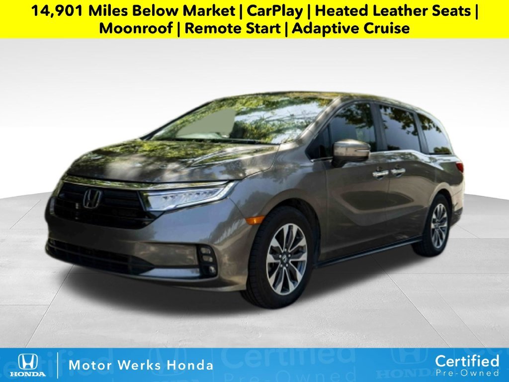 Certified Used 2022 Pacific Pewter Metallic Honda EX-L image 1
