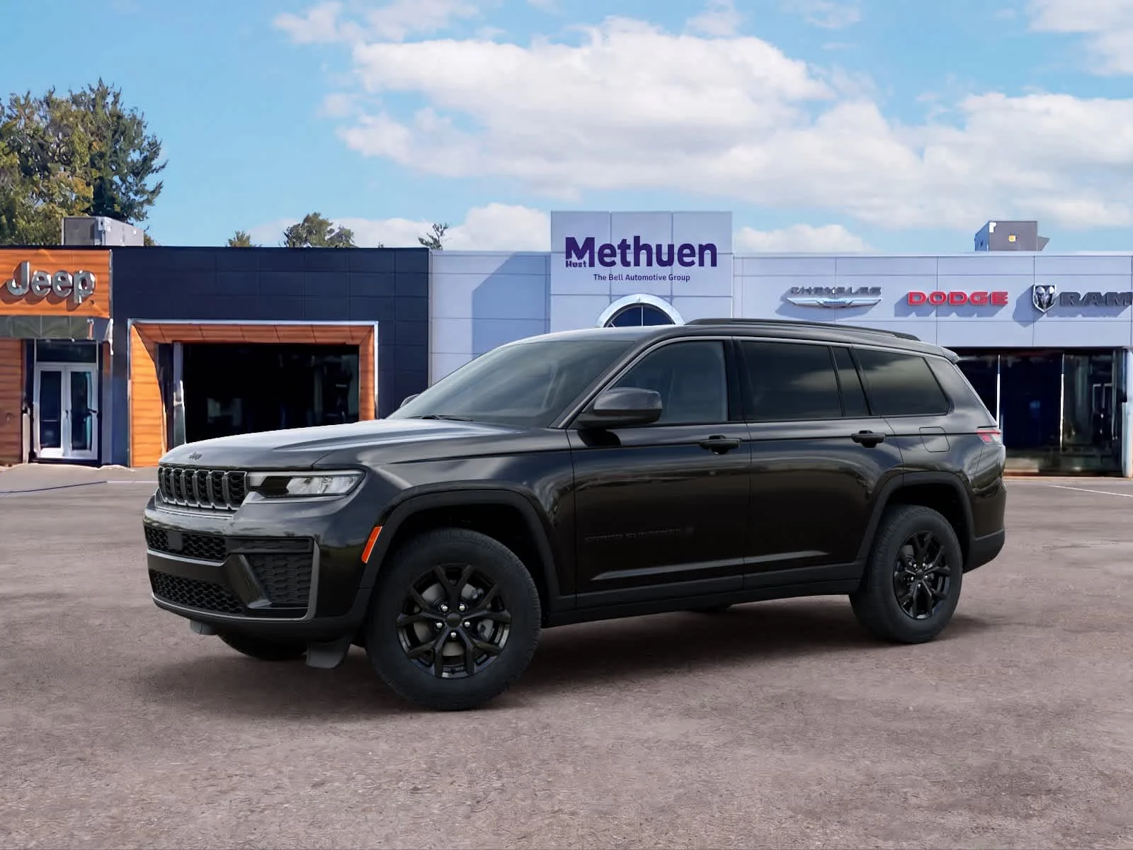 New 2026 Diamond Black Crystal Pearlcoat Jeep Laredo Altitude image 2