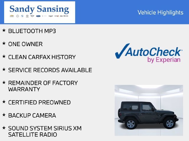 Certified Used 2022 Gray Jeep Sport S image 6
