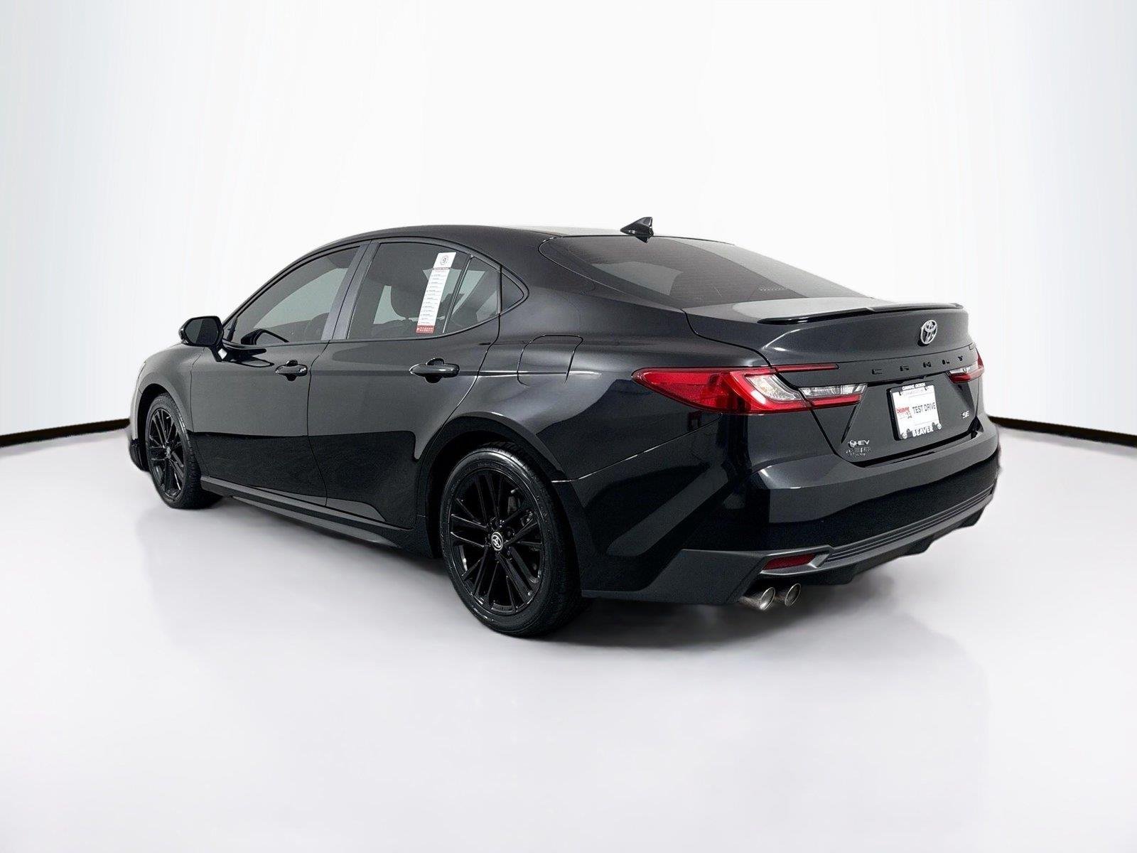 Certified Used 2025 Midnight Black Metallic Toyota SE image 12