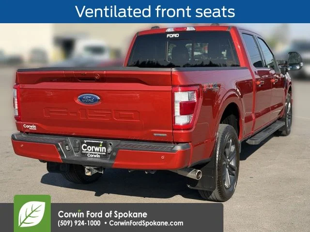 Certified Used 2023 Hot Pepper Red Metallic Tinted Clearcoat Ford Lariat image 17