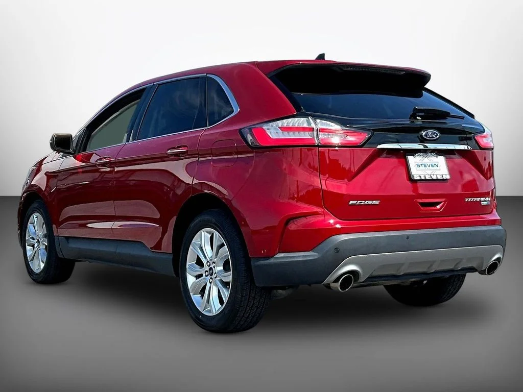 Used 2020 Red Ford Titanium image 4