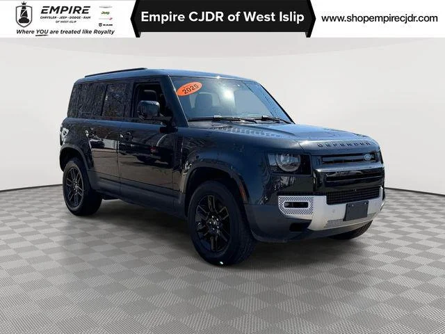Used 2025 Santorini Black Metallic Land Rover 110 P300 image 1