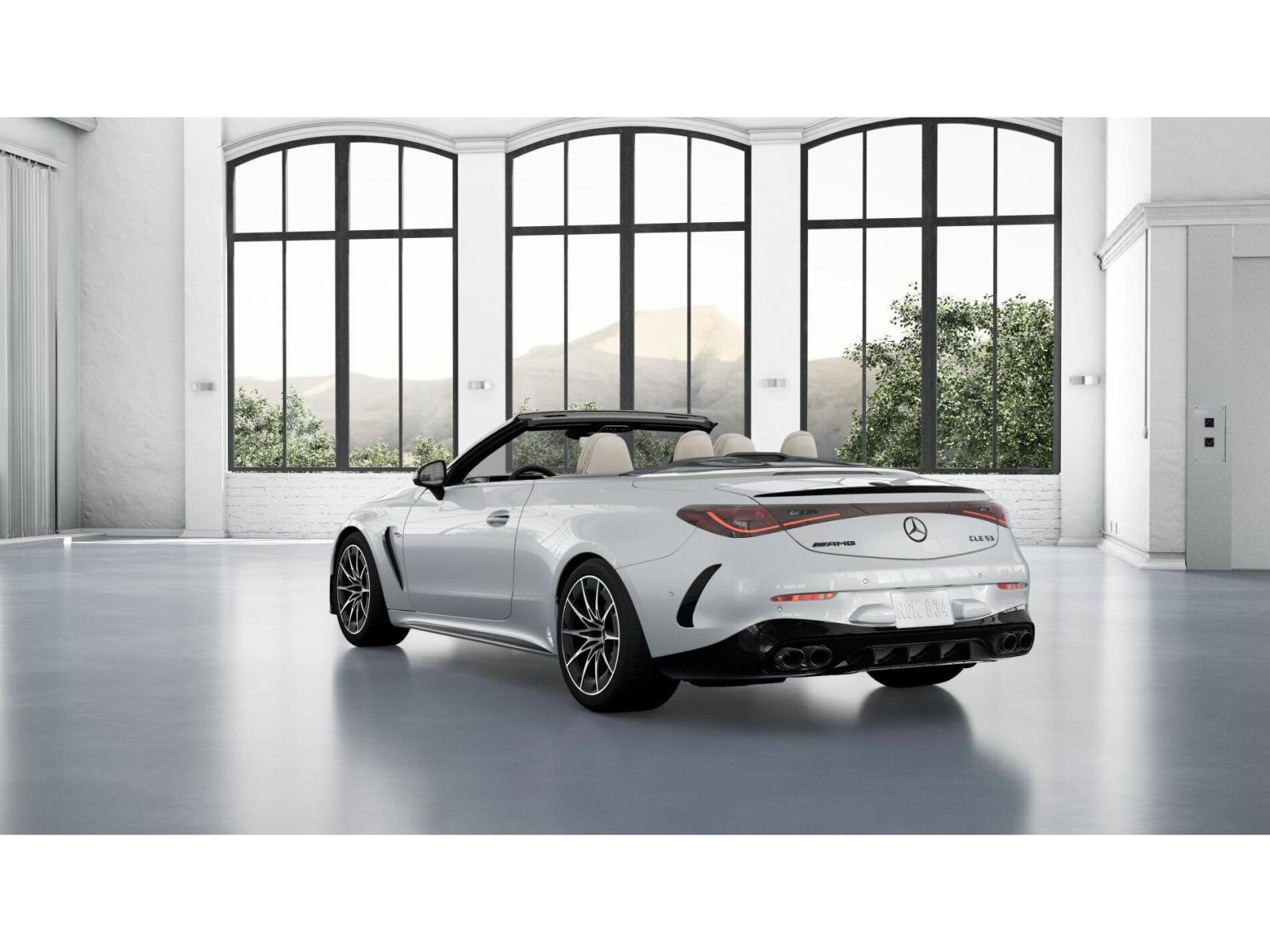 New 2027 MANUFAKTUR Moonlight White Metallic Mercedes-Benz AMG® CLE 53 4MATIC+ Cabriolet image 43