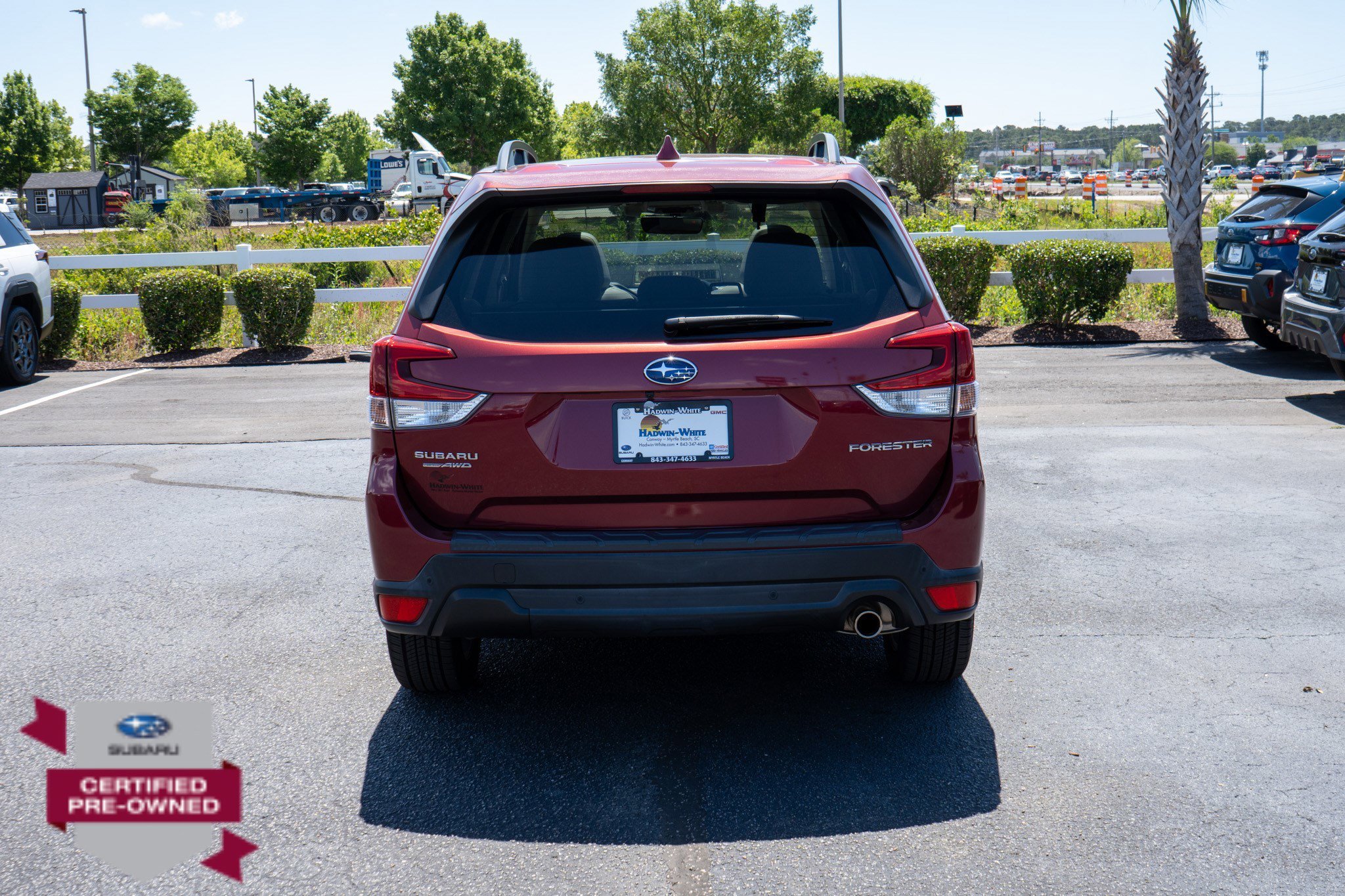 Used 2019 Crimson Red Pearl Subaru Limited image 4