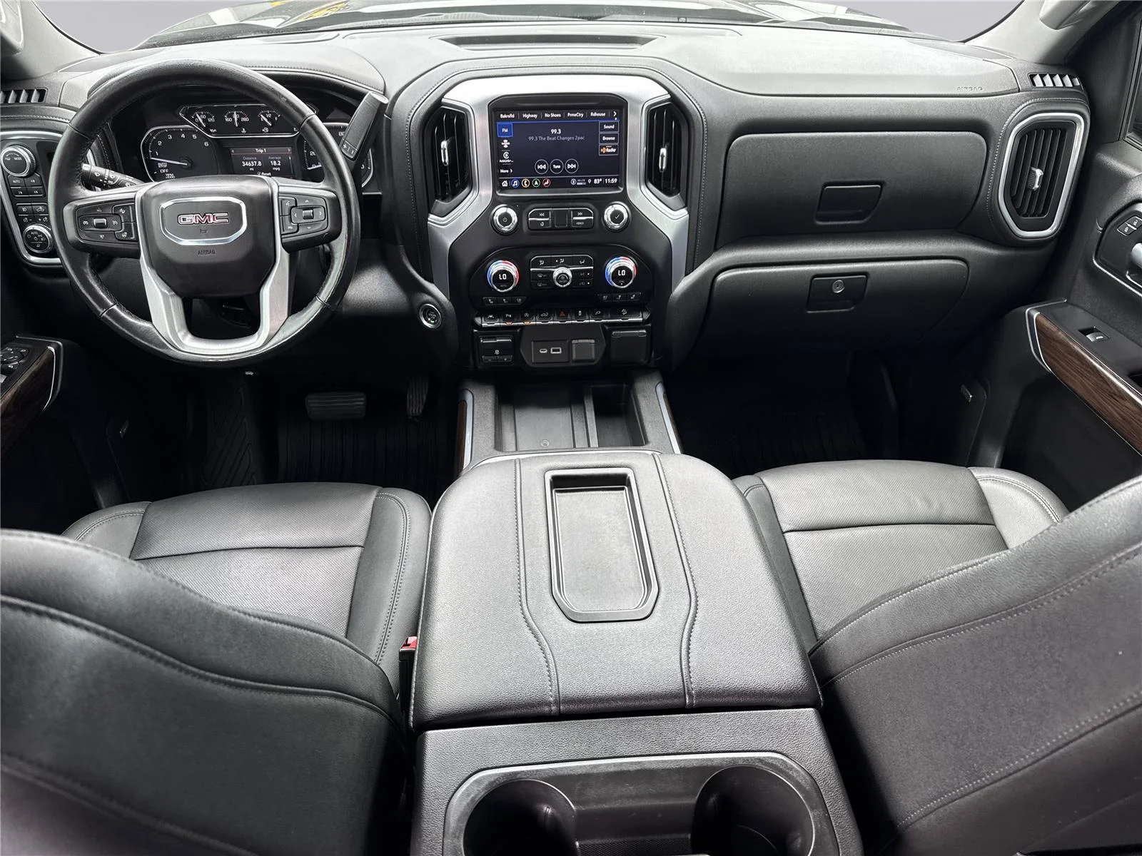 Used 2021 ONYX BLACK GMC SLT image 13