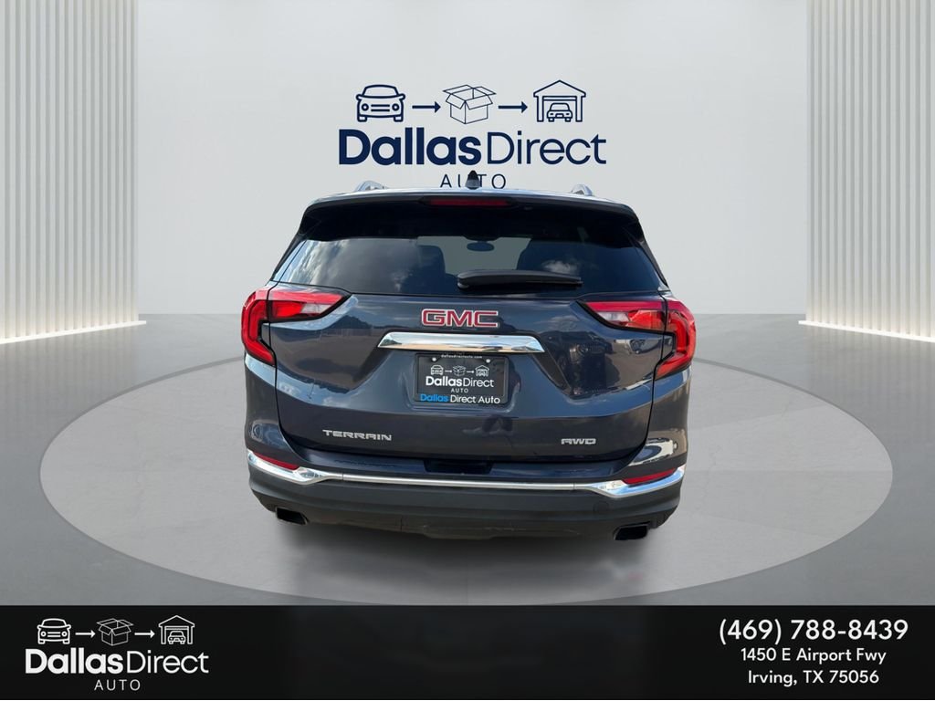 Used 2018 Blue Steel Metallic GMC SLT image 7