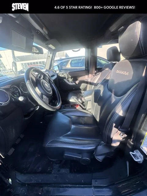 Used 2017 Black Jeep Unlimited Sahara image 10