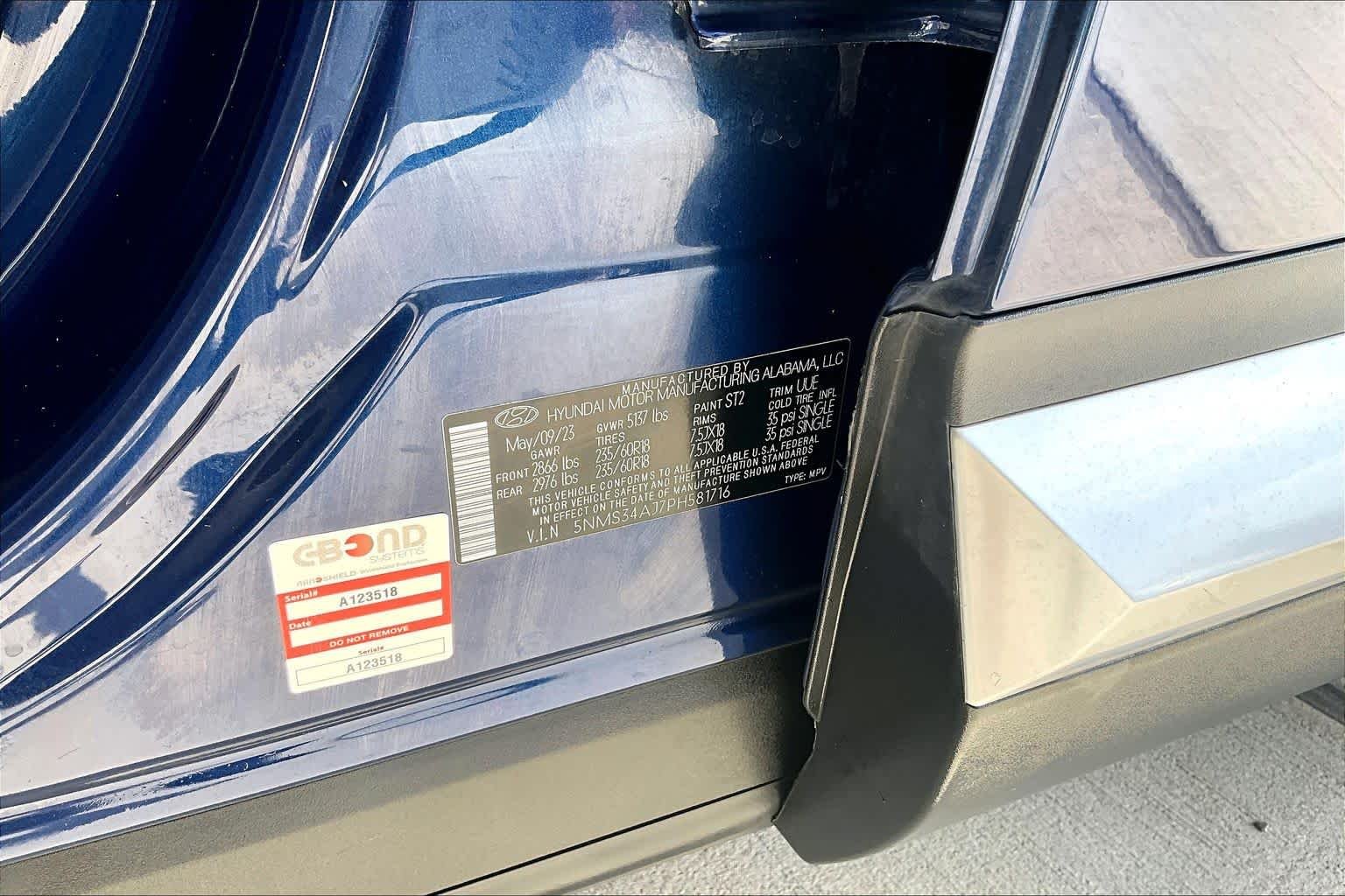 Used 2023 Stormy Sea Hyundai SEL image 33