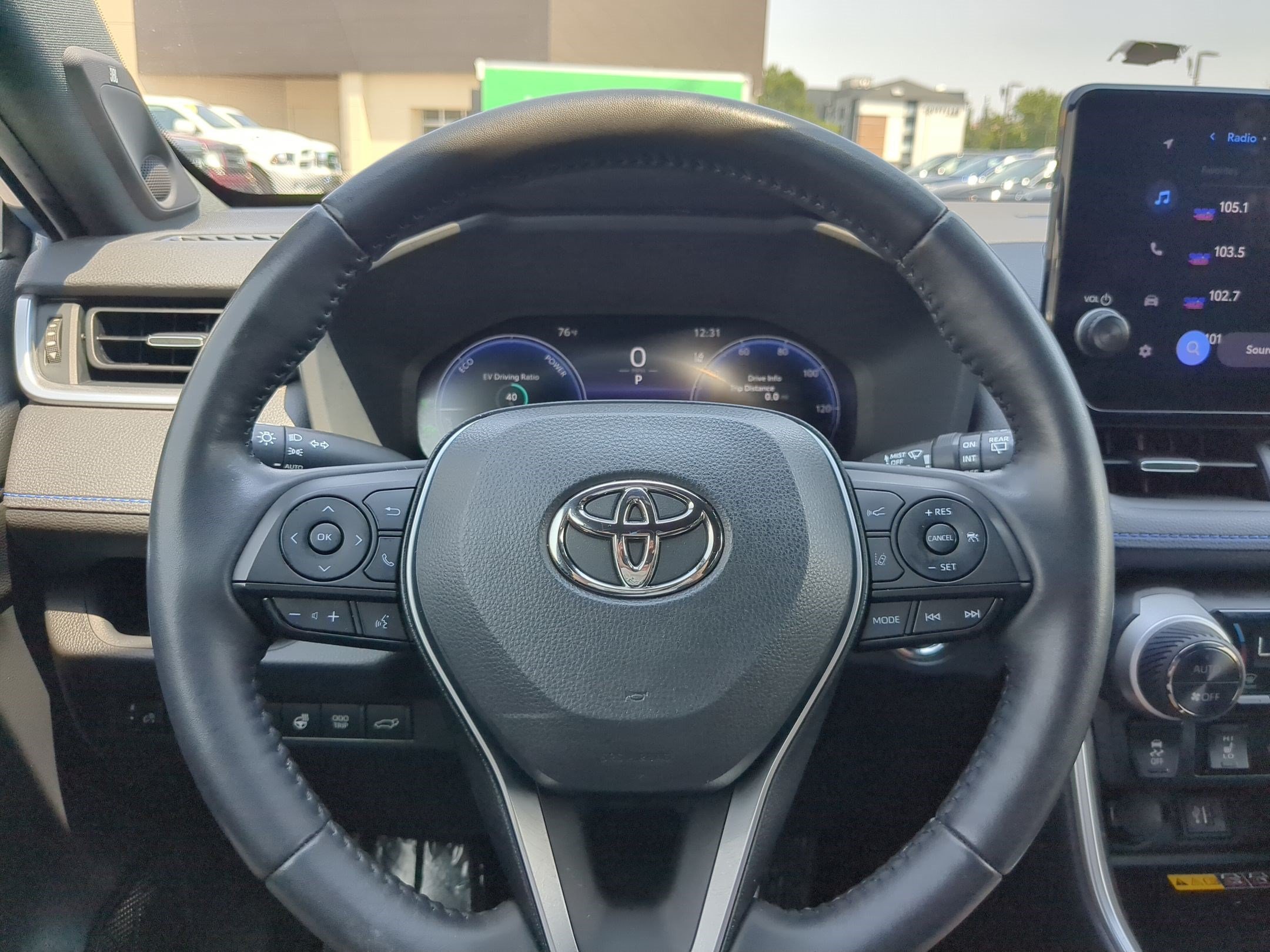 Used 2023 Midnight Black Metallic Toyota Hybrid XSE image 18
